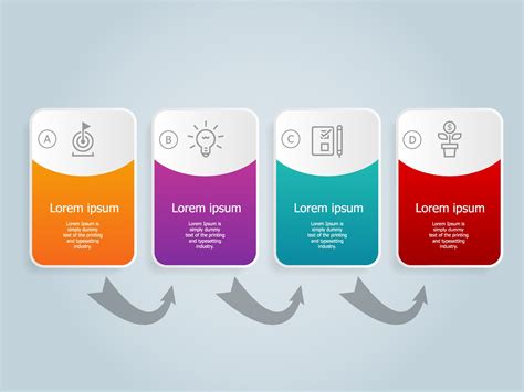 horizontal infographic template.